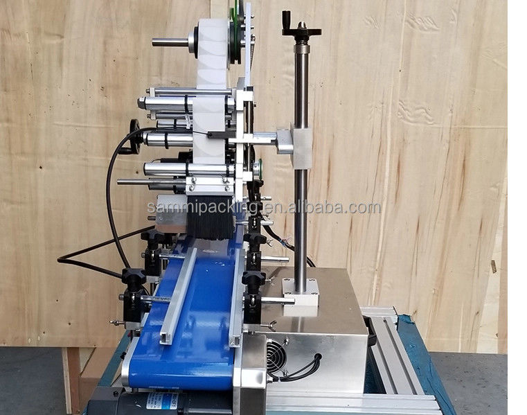 دستگاه برچسب گذاری آوتوماتیک دسکتاپ سطح مسطح جعبه قفل بطری خود چسبنده