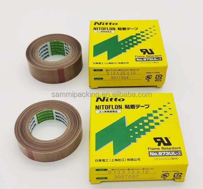 Nitto 973UL Nitto 903 نوار فیبرگلاس PTFE نوار فیلم برای مهر و موم نوار Nitto نوار 0.13mm × 13mm × 10m 973UL-S