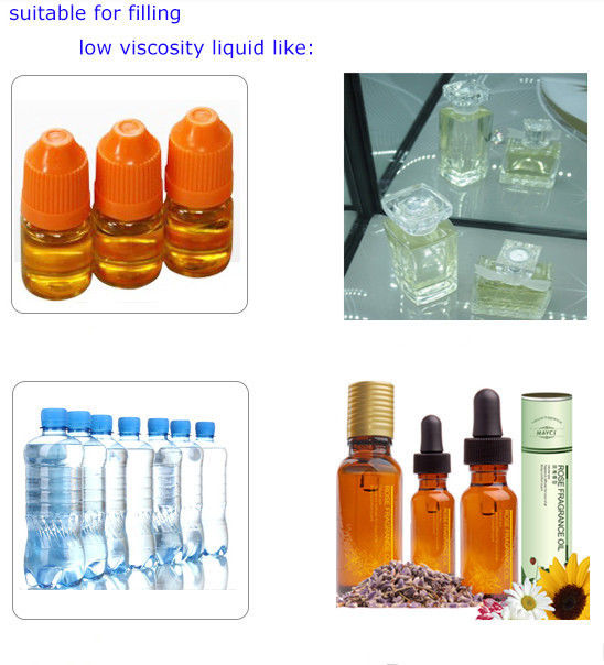 ماشین پر کردن مایع با نیروی پنوماتیک برای نوشیدنی، روغن، شامپو، الکل، عطر