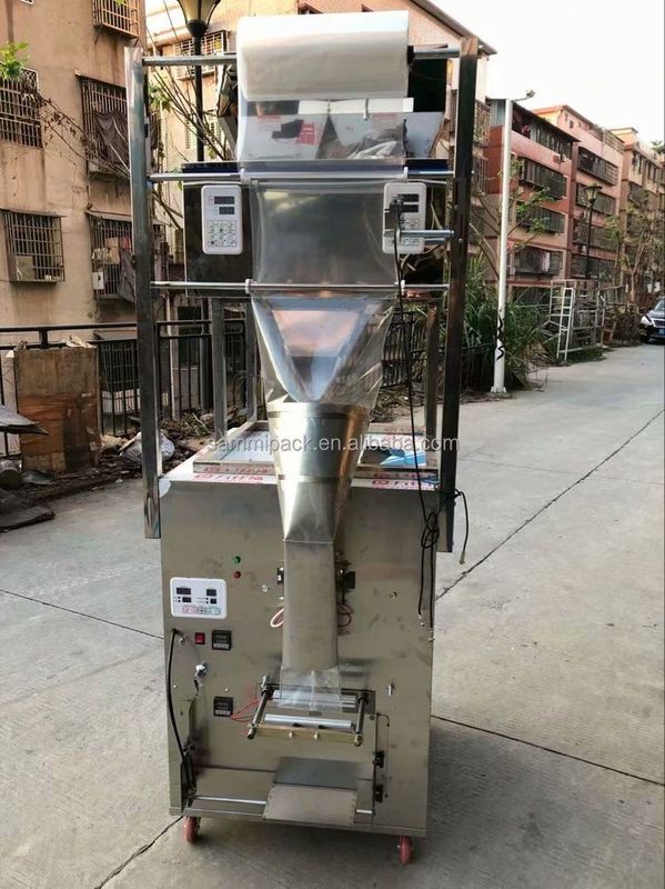 ماشین خودکار پر کردن آرد و پودر لباسشویی با دو سر 500 تا 1000 گرم وزن و بسته بندی در کیسه برای مواد غذایی