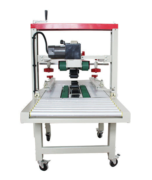 Fxj-6050 نیمه اتوماتیک نوار کارتن جعبه مهر و موم جعبه کیس مهر و موم بسته بندی ماشین مهر و موم