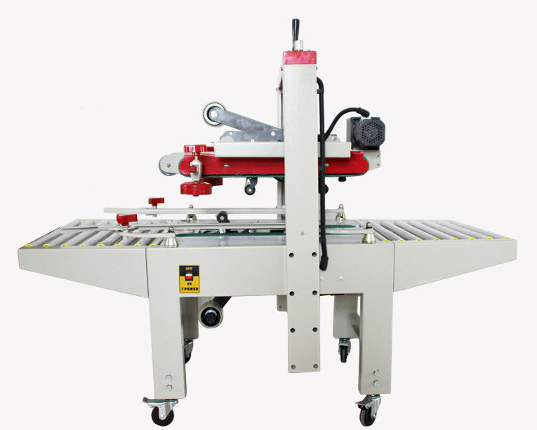 Fxj-6050 نیمه اتوماتیک نوار کارتن جعبه مهر و موم جعبه کیس مهر و موم بسته بندی ماشین مهر و موم