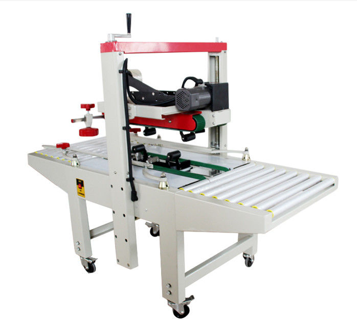 Fxj-6050 نیمه اتوماتیک نوار کارتن جعبه مهر و موم جعبه کیس مهر و موم بسته بندی ماشین مهر و موم