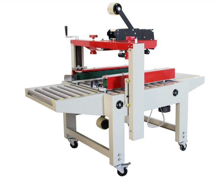 FXJ-6050 Up And Down Drive Belt Carton Sealer با دستگاه بسته بندی کارتن نوار