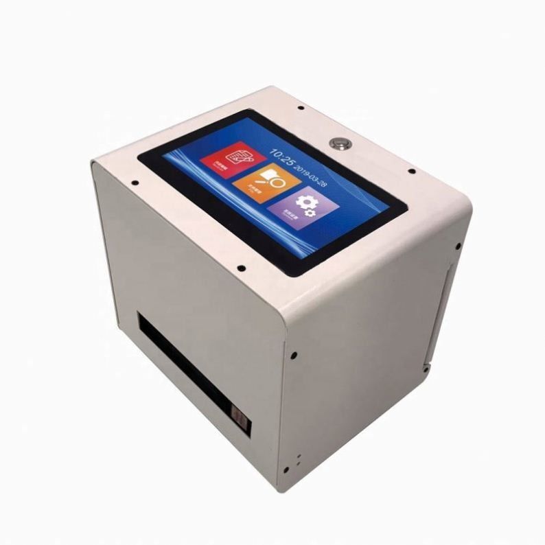 کیسه پلاستیکی بطری دسکتاپ دستی ثابت Mfg Exp نوار دیجیتالی کد تاریخ QR چاپگر جوهر افشانی تاریخ انقضا کد دسته