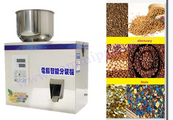 آسان برای کار کردن FZ-100 چای خشک،پودر،بذر،غنچه وزنی ماشین پر کردن 2-100g