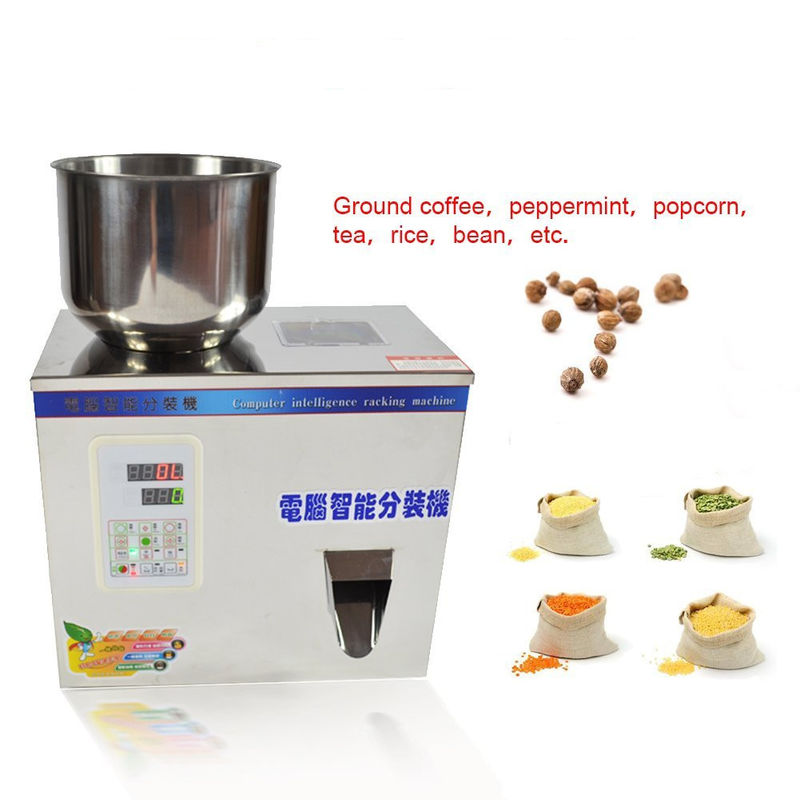 آسان برای کار کردن FZ-100 چای خشک،پودر،بذر،غنچه وزنی ماشین پر کردن 2-100g