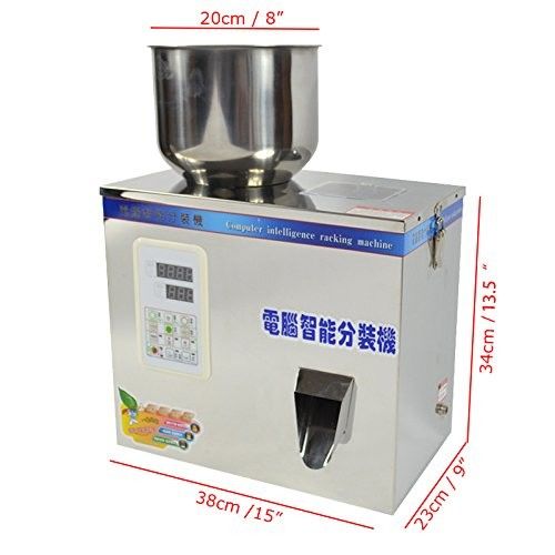 آسان برای کار کردن FZ-100 چای خشک،پودر،بذر،غنچه وزنی ماشین پر کردن 2-100g