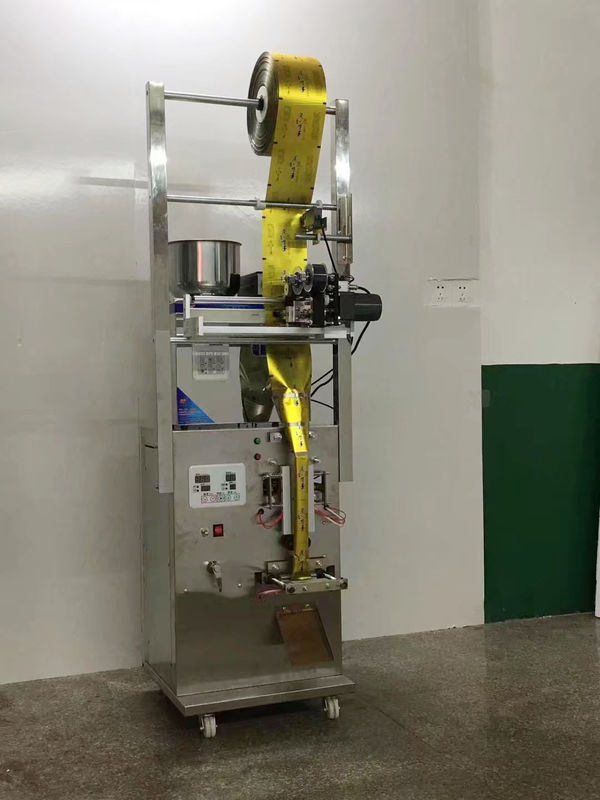 دستگاه بسته بندی کیسه چای نیمه اتوماتیک الکتریکی فولاد ضد زنگ و پودر پر کردن با اجزای اصلی موتور قابل اعتماد