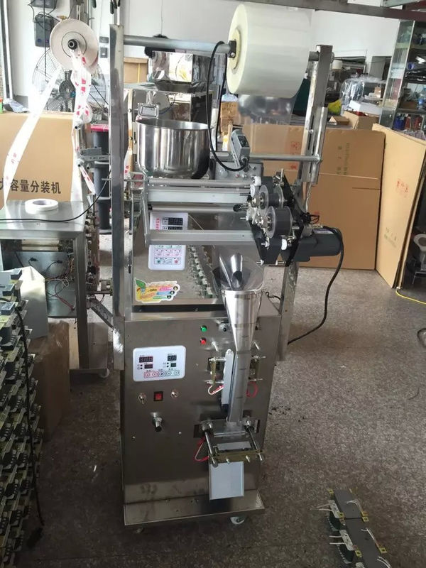 دستگاه بسته بندی کیسه چای نیمه اتوماتیک الکتریکی فولاد ضد زنگ و پودر پر کردن با اجزای اصلی موتور قابل اعتماد
