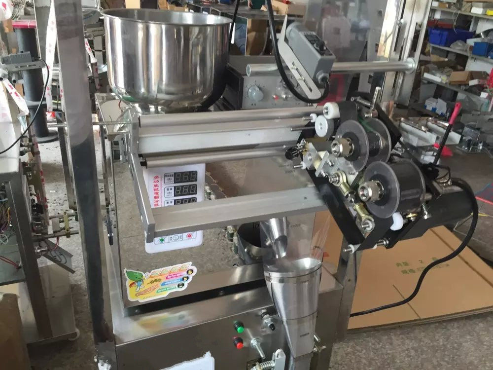 دستگاه بسته بندی کیسه چای نیمه اتوماتیک الکتریکی فولاد ضد زنگ و پودر پر کردن با اجزای اصلی موتور قابل اعتماد