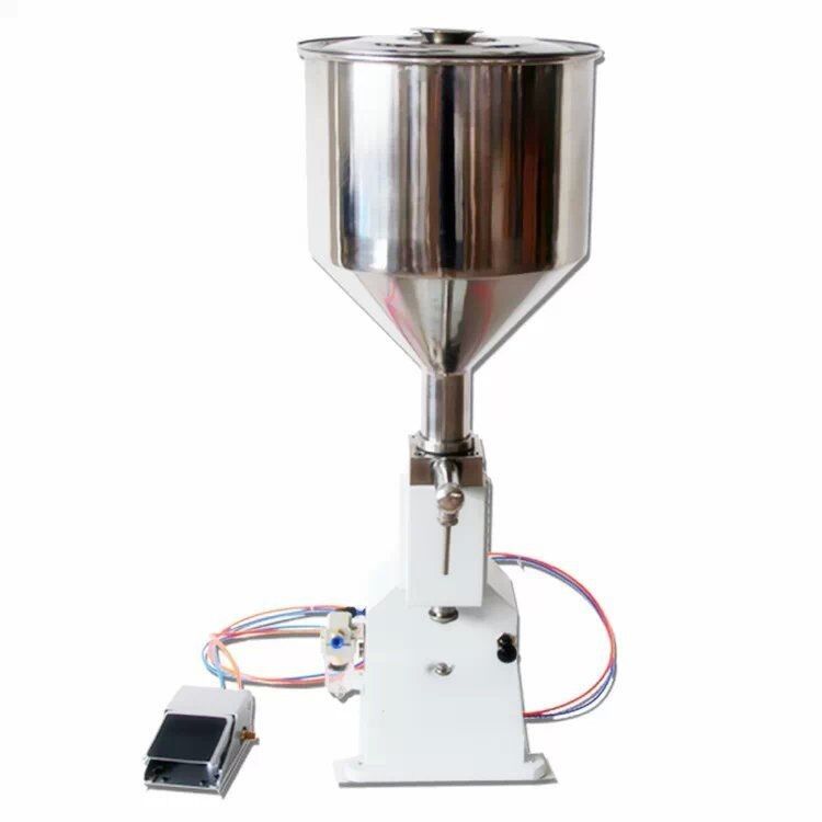 A02 ماشین پر کردن خمیر خمیر دستی 5-50 میلی لیتر برای لوشن های آرایشی شامپو ژل حمام