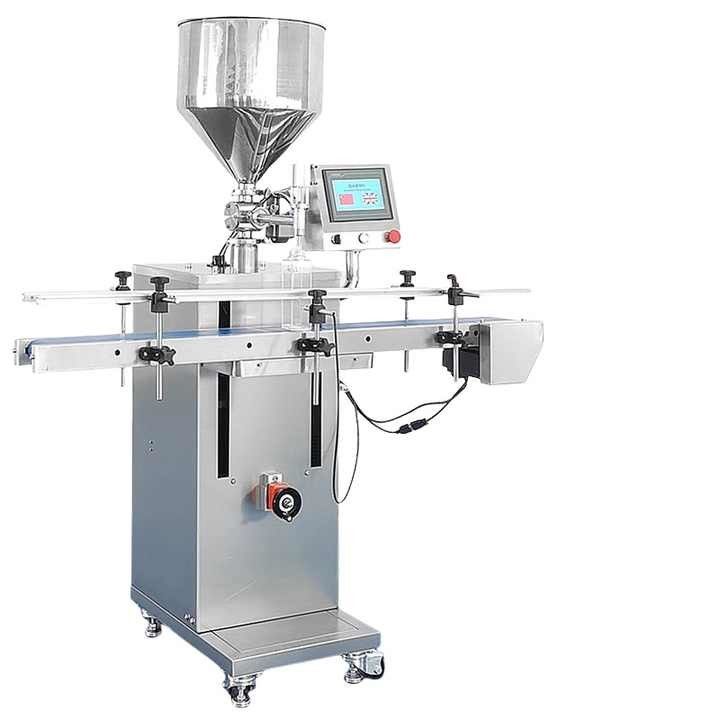 Automatic Cosmetic Cream Servo Motor BB Cream Cushion Compact Makeup Cosmetic Cream Filling Dosing Machine ماشین تزریق کرم های آرایشی