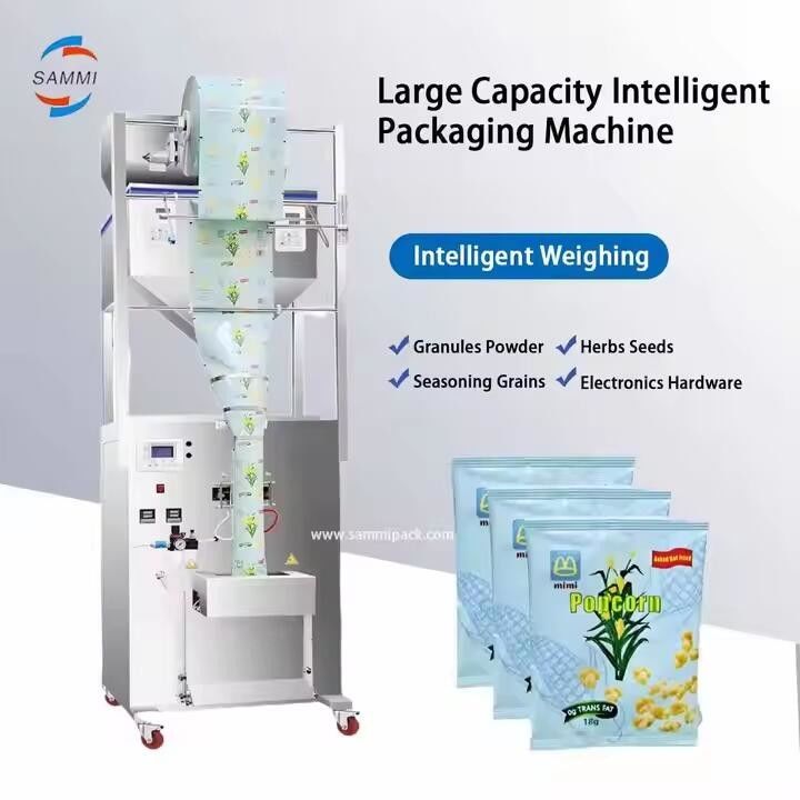 نیمه اتوماتیک دو سر ماشین بسته بندی پر کردن وزن بزرگ برای دانه های سویا دانه های کود پودر کیسه