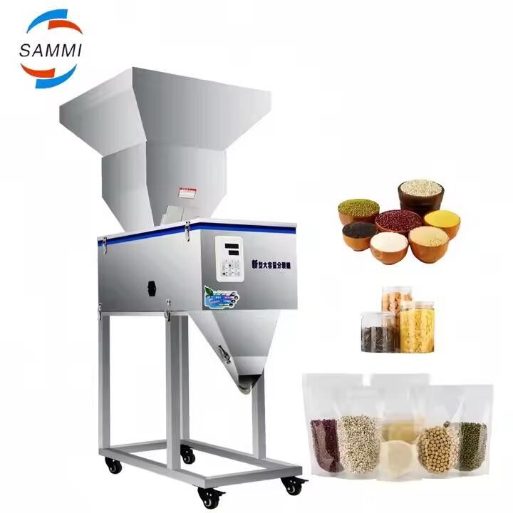 ماشین اتوماتیک 100-2500G ادویه / قهوه / پودر مواد شوینده برای کیسه های کیسه های کارتن کیسه های آب چای نوشیدنی برنج