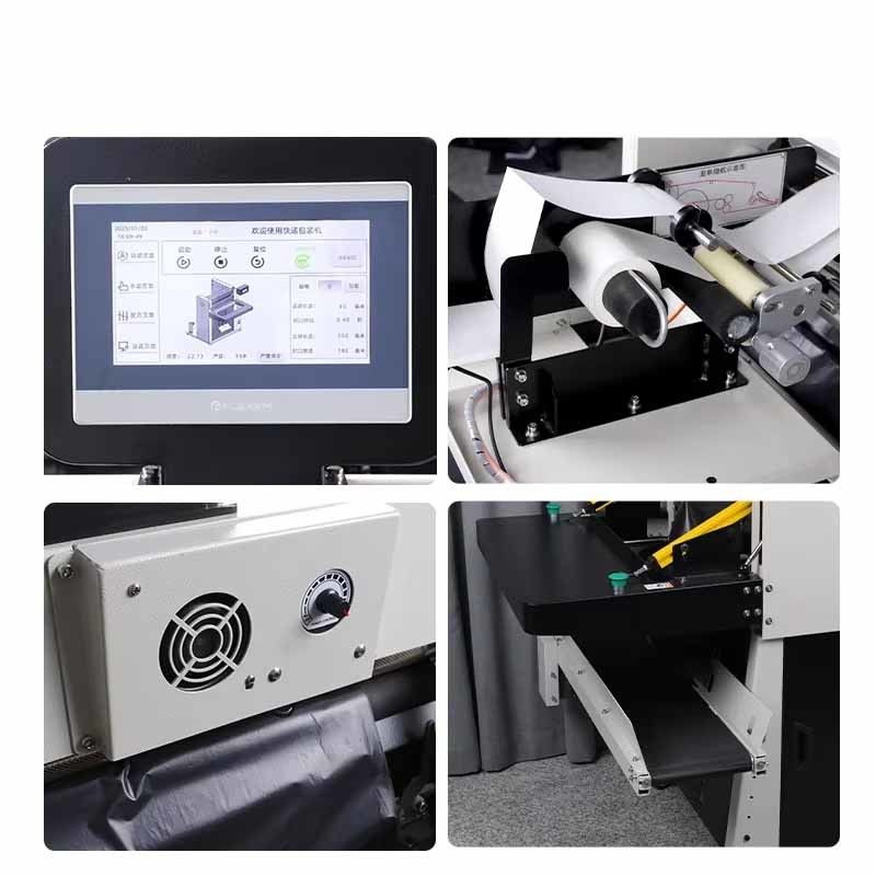 ماشین بسته بندی خودکار برای کیسه های سیاه PE پر کردن نیازهای روزانه مانند کتاب لباس اسباب بازی سخت افزار