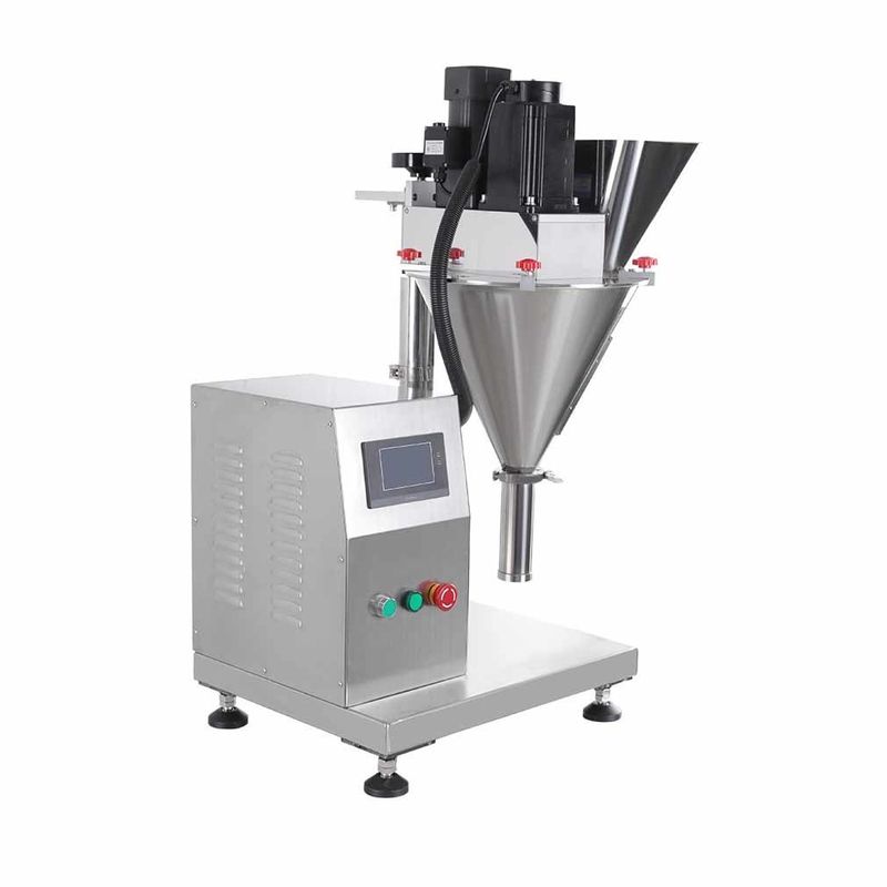 SM-50S دستگاه پرکن پودر شیر رومیزی نیمه اتوماتیک برقی با ظرفیت 2-500 گرم