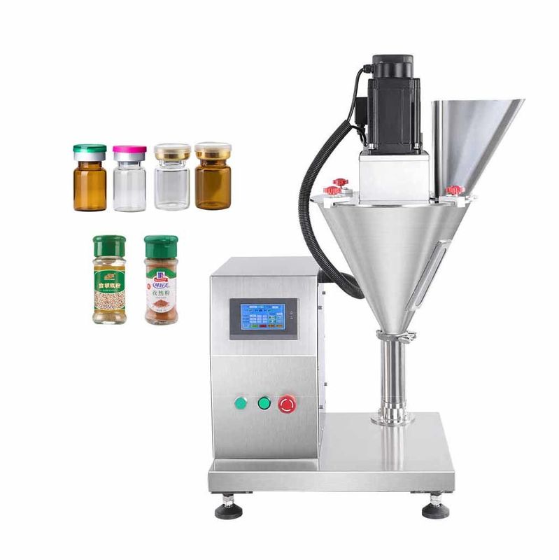 SM-50S دستگاه پرکن پودر شیر رومیزی نیمه اتوماتیک برقی با ظرفیت 2-500 گرم