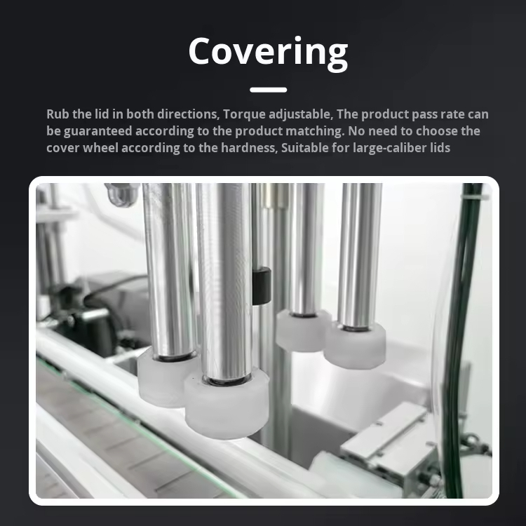 Small Desktop 1ml-10ml Liquid Glass Vial Filling Crimping Capping Machine for Beverages Oils Magnetic Pump Small Volume