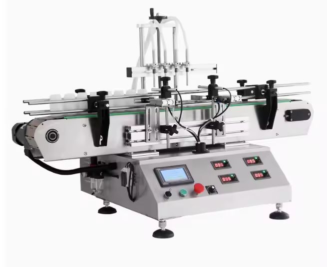 ماشین بزرگ پر کردن کمی اتوماتیک برای تولید نوشیدنی های شیر مشروبات 200 میلی لیتر بطری شراب