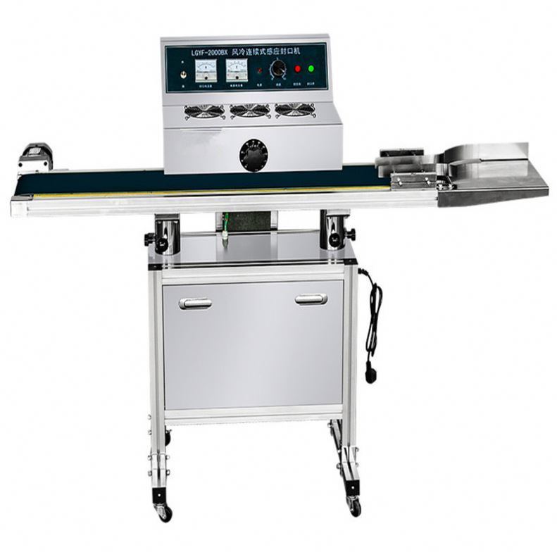 دستگاه پلمپ القایی اتوماتیک با نوار نقاله (20-120 میلی‌متر) (دستگاه پلمپ فویل آلومینیومی اتوماتیک، دستگاه پلمپ القایی اتوماتیک)