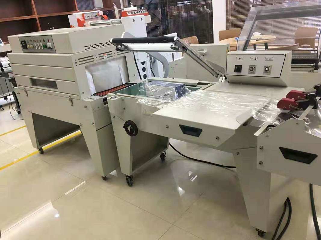 دستگاه بسته‌بندی شیرینگ حرارتی L بار FQL-450+BSE-4525 برای کسب‌وکارهای کوچک