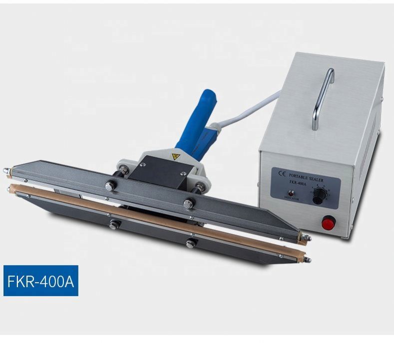 جدیدترین دستگاه پلمپ فیلم پلاستیکی قابل حمل FKR-400A از نوع گیره دستی برای پلمپ کیسه پلی اتیلن