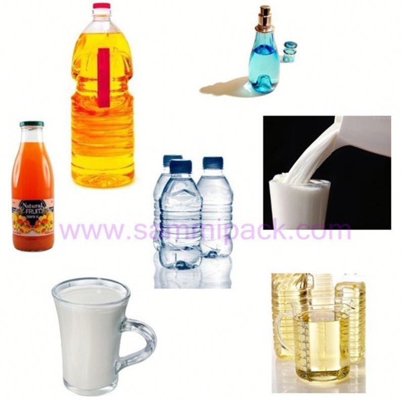 پرکن مایع بطری شیشه ای پلاستیکی PET در مقیاس کوچک 2 سر دستگاه پرکن نیمه اتوماتیک 1000-5000 میلی لیتر