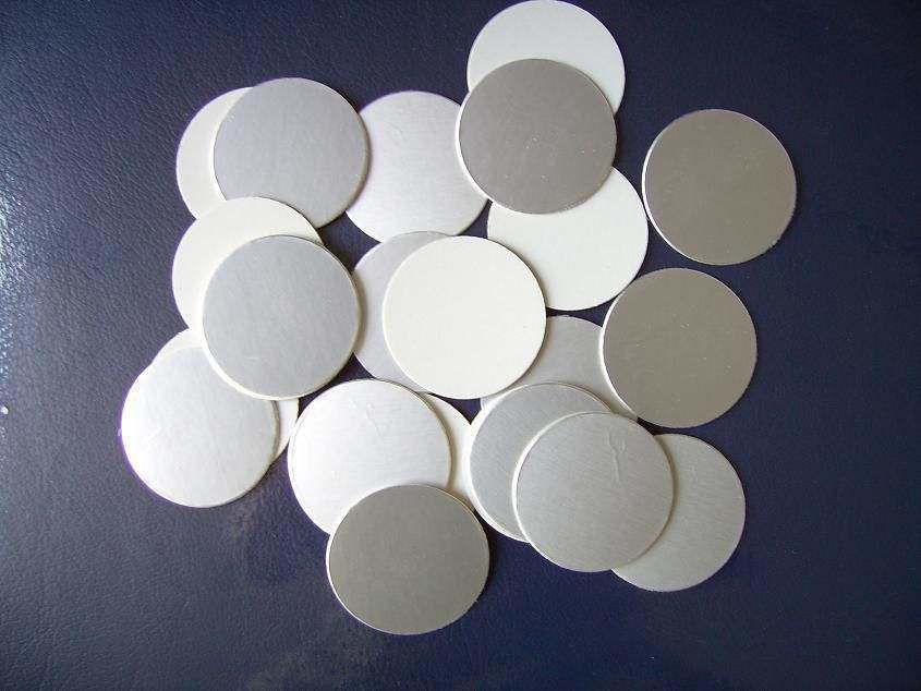 آستر آب‌بندی القایی فویل آلومینیومی با کیفیت بالا برای درپوش بطری‌های PET PE PP، واشرها برای درپوش‌های بطری روغن، آستر