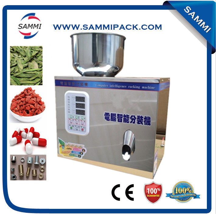 فروش داغ FZ-100 چای خشک،پودر،بذر،جهاز پر کردن وزن دانه 2-100g