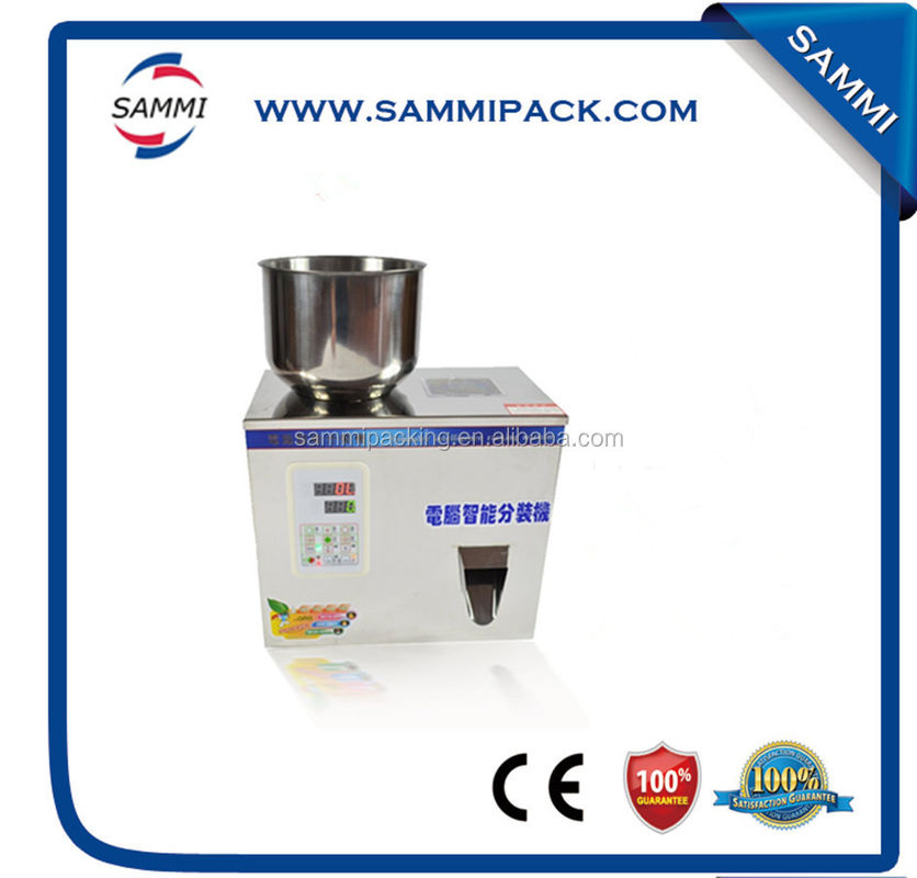 فروش داغ FZ-100 چای خشک،پودر،بذر،جهاز پر کردن وزن دانه 2-100g