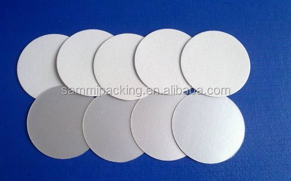 5000 عدد/بسته فویل آلومینیومی برای دستگاه پلمپ القایی / آستر فویل آلومینیومی برای درب بطری