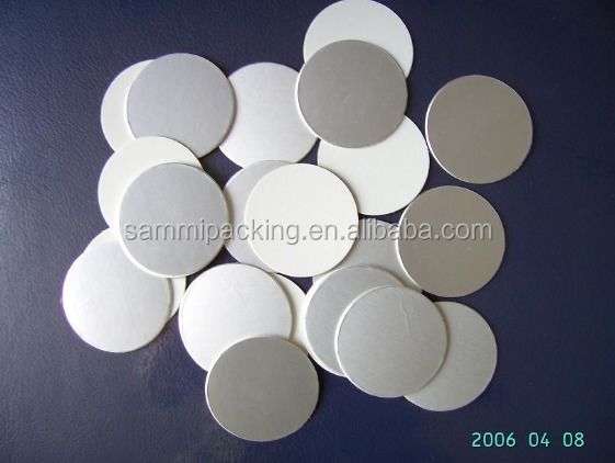 5000 عدد/بسته فویل آلومینیومی برای دستگاه پلمپ القایی / آستر فویل آلومینیومی برای درب بطری