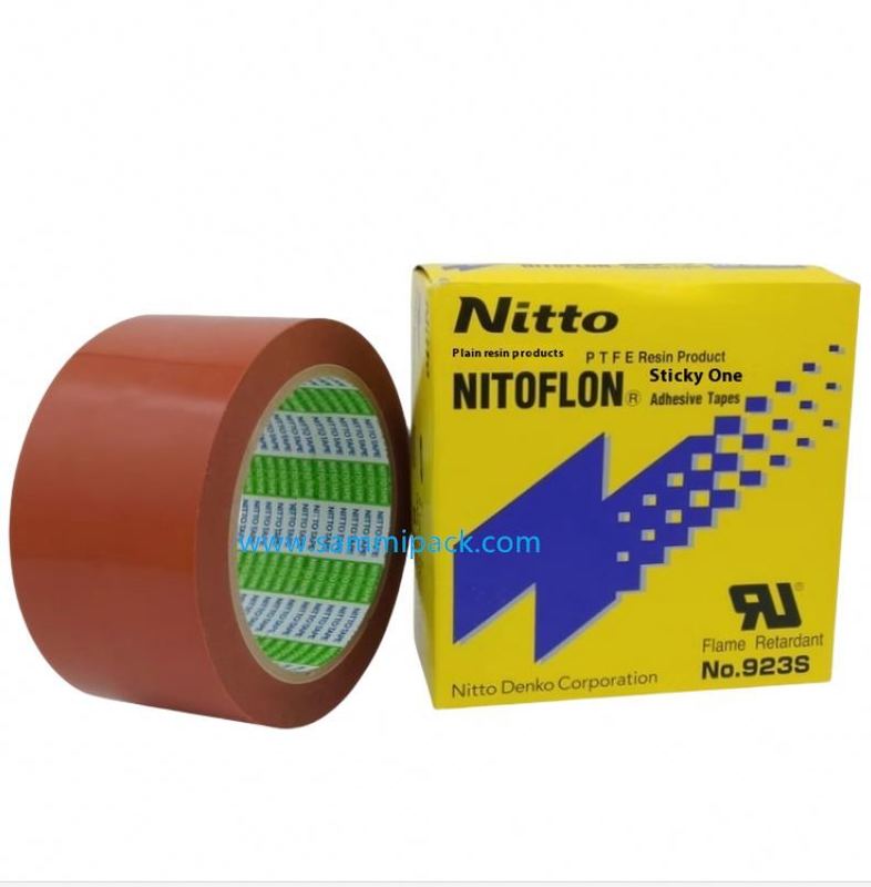 نوار فیلم PTFE اصلی نیتو دنکو Nitto 923S، نوار مقاوم در برابر حرارت بالا برای دستگاه لمینیت