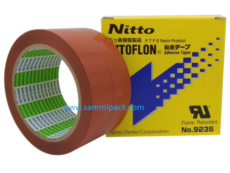 نوار فیلم PTFE اصلی نیتو دنکو Nitto 923S، نوار مقاوم در برابر حرارت بالا برای دستگاه لمینیت