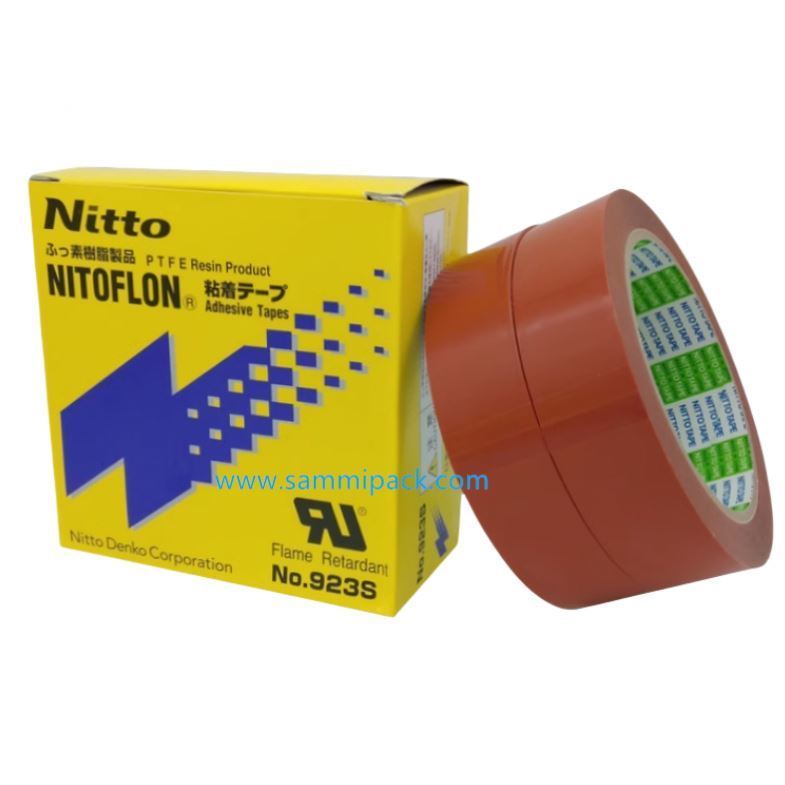 نوار فیلم PTFE اصلی نیتو دنکو Nitto 923S، نوار مقاوم در برابر حرارت بالا برای دستگاه لمینیت