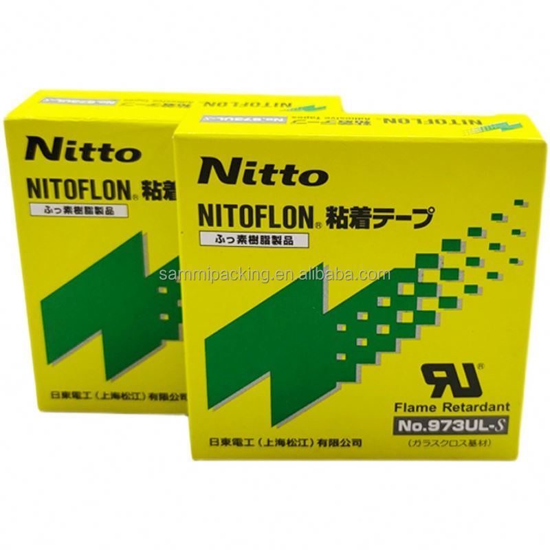 Nitto 973UL کیفیت بالا مقاومت به گرما PTFE چسب سیم سیلیکونی گرم ذوب بسته بندی نوار