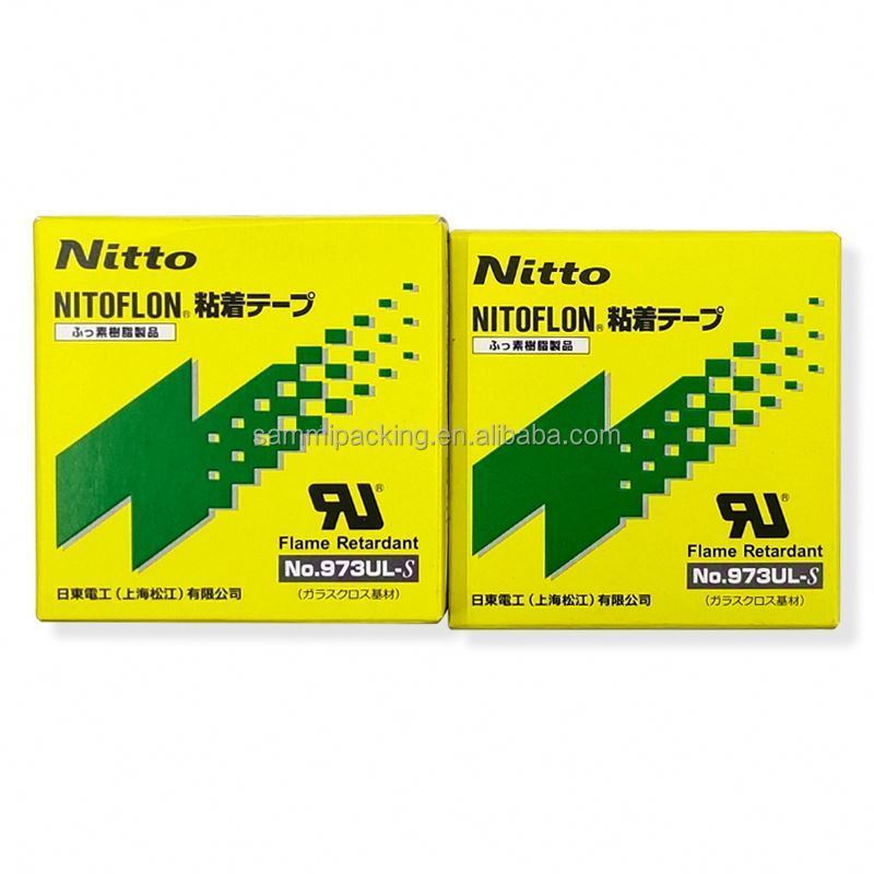 Nitto 973UL کیفیت بالا مقاومت به گرما PTFE چسب سیم سیلیکونی گرم ذوب بسته بندی نوار