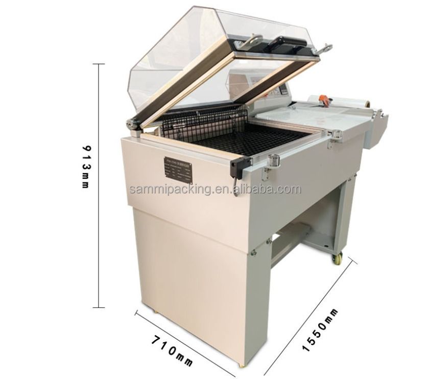 دستگاه شیرینگ پک تونلی حرارتی FM-5540 دو در یک برای بطری/جعبه