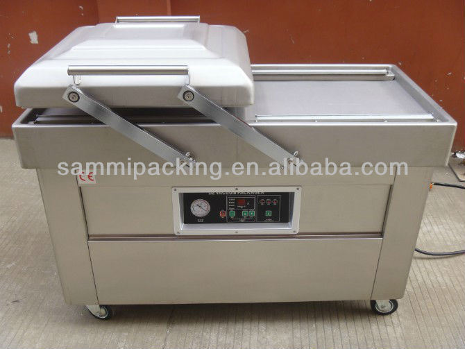 دستگاه بسته بندی خلاء دو اتاقی چند منظوره برای گوشت گاو گوشت مرغ توفو بادام زمینی غذاهای دریایی