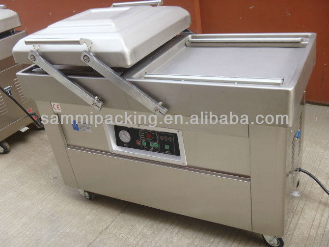 دستگاه بسته بندی خلاء دو اتاقی چند منظوره برای گوشت گاو گوشت مرغ توفو بادام زمینی غذاهای دریایی