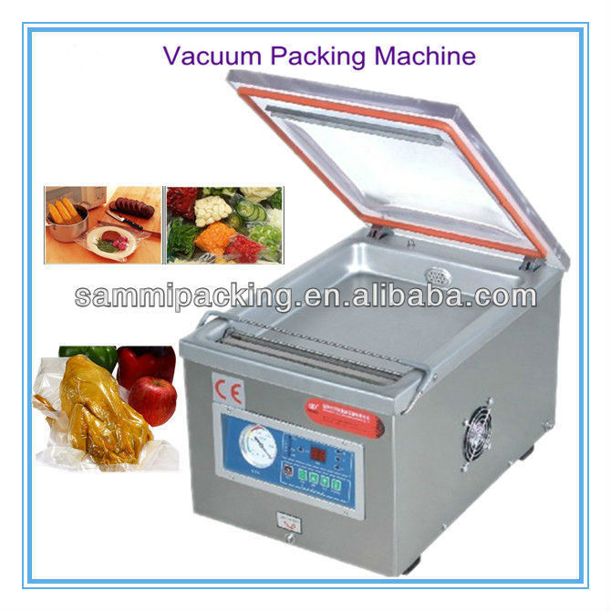 بهترین قیمت ماشین بسته بندی خلاء مواد غذایی میز خانه / فروشگاه استفاده شده تجهیزات بسته بندی خلاء برای غلات / گوشت گاو / غذاهای دریایی آسان برای کار