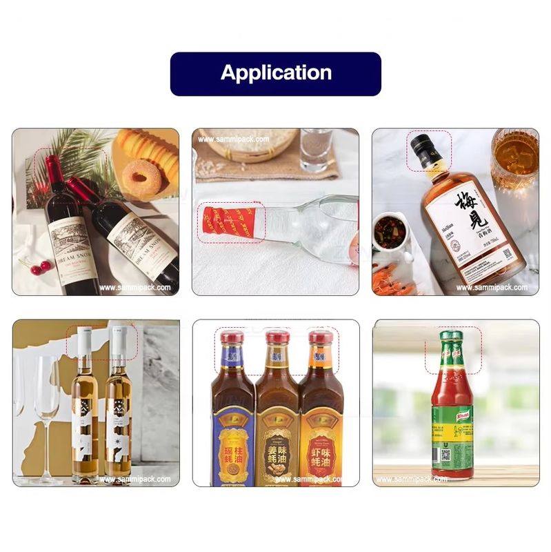 دستگاه بسته‌بندی شرینک با کیفیت بالا برای پلمپ کلاهک/ دستگاه لیبل‌زنی شرینک آستین برای کلاهک بطری، دستگاه بسته‌بندی شرینک آستین