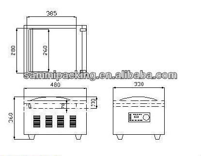 دستگاه بسته‌بندی وکیوم تک محفظه‌ای با فروش ویژه / دستگاه وکیوم رومیزی برای کیسه‌های پلاستیکی PV PET، گوشت گاو/غذاهای دریایی/گوشت/آبنبات/غلات