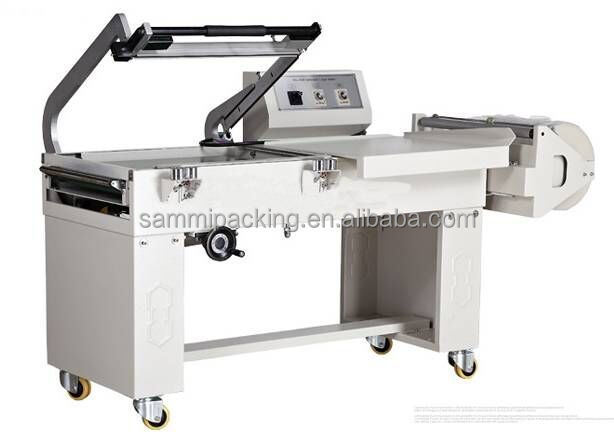 دستگاه بسته‌بندی شیرینگ نیمه‌خودکار L 5540 بطری عمده‌فروشی دستگاه بسته‌بندی شیرینگ حرارتی 2 در 1 دستگاه بسته‌بندی شیرینگ جعبه