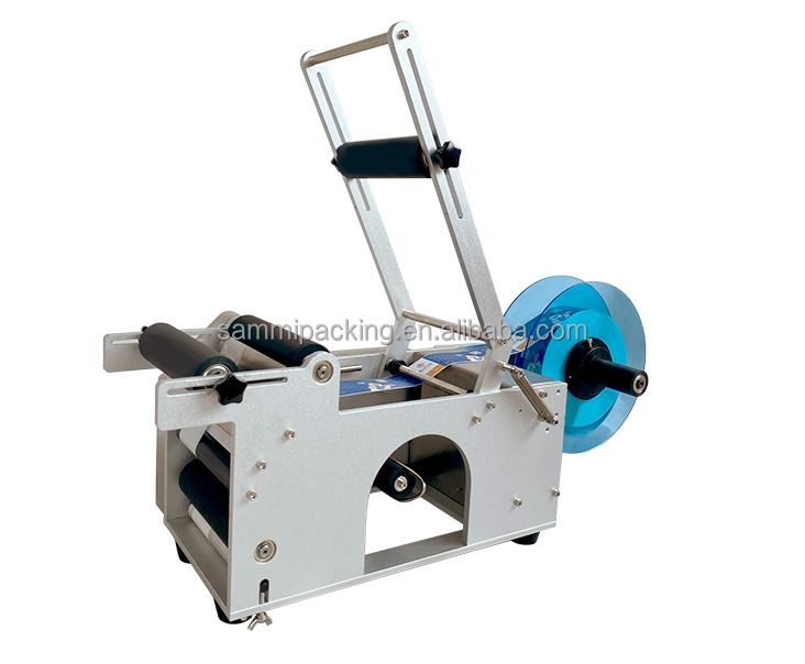 MT-50 نام گذاری بطری دور نیمه اتوماتیک، دستگاه نام گذاری برای قوطی ها و بطری های نوشیدنی