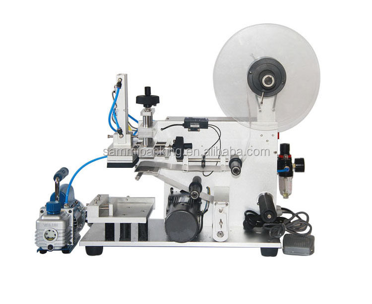 دستگاه برچسب زنی خودکار و نیمه خودکار با طراحی جدید برای بطری‌های مربعی، کیسه‌ها، مواد غذایی، نوشیدنی‌ها، مواد شیمیایی، بسته‌بندی، کارتن‌های چوبی