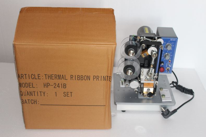 دستگاه چاپ کد نوار رنگ گرم نیمه اتوماتیک