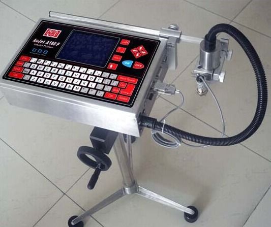 چاپگر جوهرافشان CIJ صنعتی چاپ کد QR شماره دسته ای دستگاه چاپ جوهر افشان CIJ برای کدگذاری کابل سیم بطری انقضا