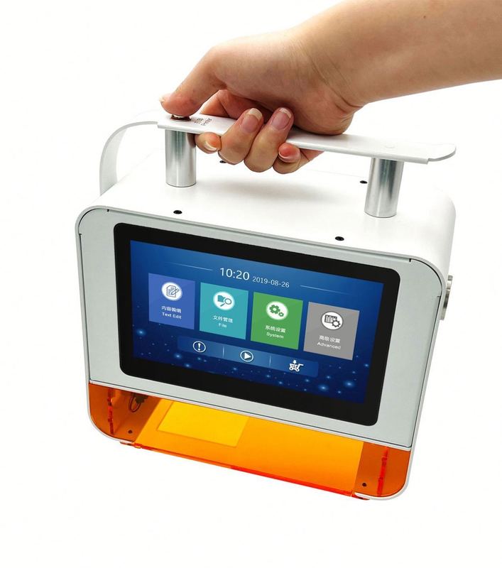 تضمین کیفیت 100% خوب چاپگر لیزری UV تاریخچه رومیزی قابل حمل با لوگو دستگاه علامت گذاری لیزر فیبر